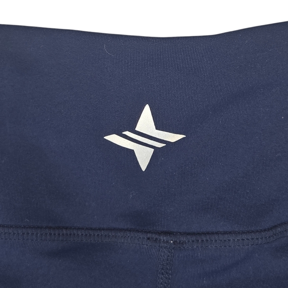 Tuckernuck Womens Activewear Blue Floral Print Wedgewood Leggins Size Large - Picture 4 of 8